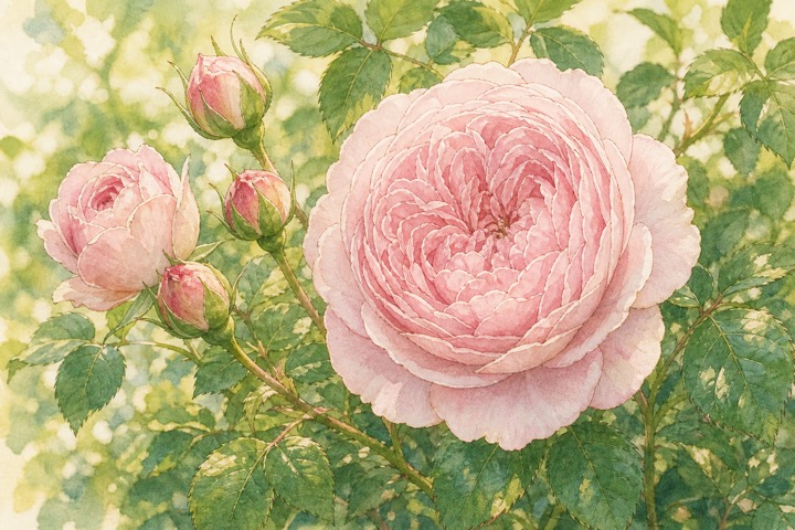 オリビア・ローズ・オースチンの庭植えイメージ