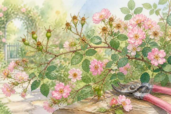 バレリーナの花後管理のイメージ