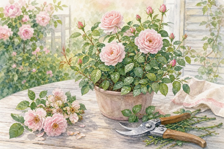みさきの剪定と花がら切りのイメージ