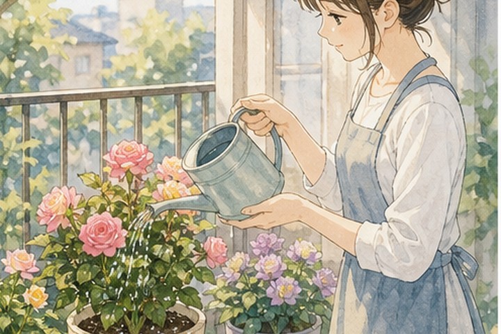 鉢植えで育てやすいバラ10選 本文イラスト 3