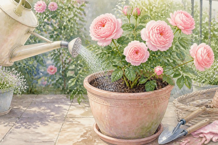 夢香の水やりのイメージ